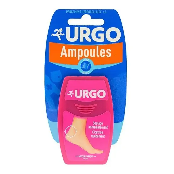 Pansements Ampoules – Moyen format – Soulage Cicatrise – Boîte de 5