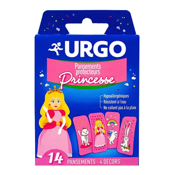Pansements Protecteurs avec illustration Princesse – 2,5 x 7 cm – 14 pansements
