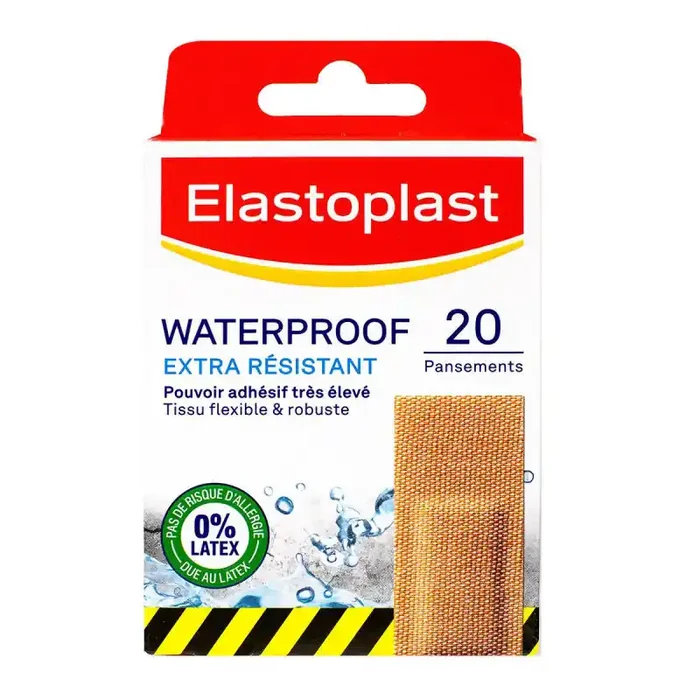 PANSEMENTS WATERPROOF X20 SANS LATEX ELASTOPLAST