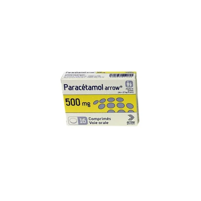 PARACETAMOL 500MG 16 COMPRIMES ARROW