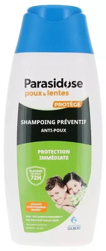 Parasidose Poux-Lentes Shampoing Préventif Anti-Poux Protection Immédiate 200 ml