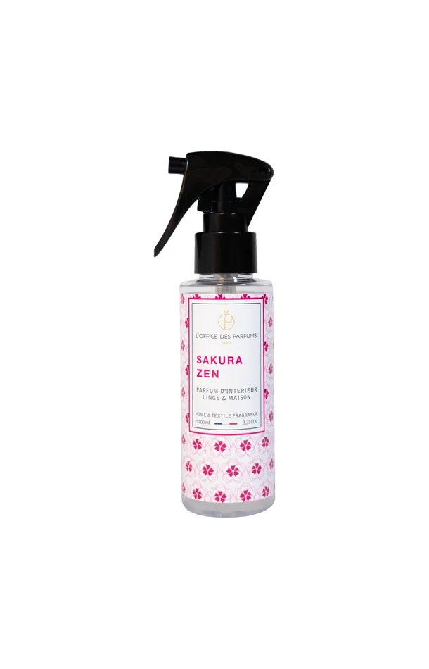 Parfum d’intérieur & de linge – Sakura Zen – Floral – 100 ml