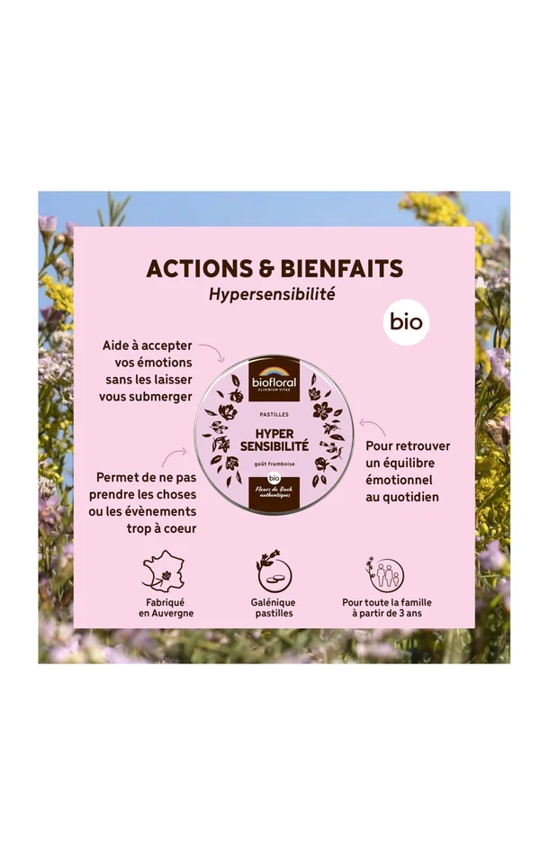 Pastilles bio – Hypersensibilité – 50 g