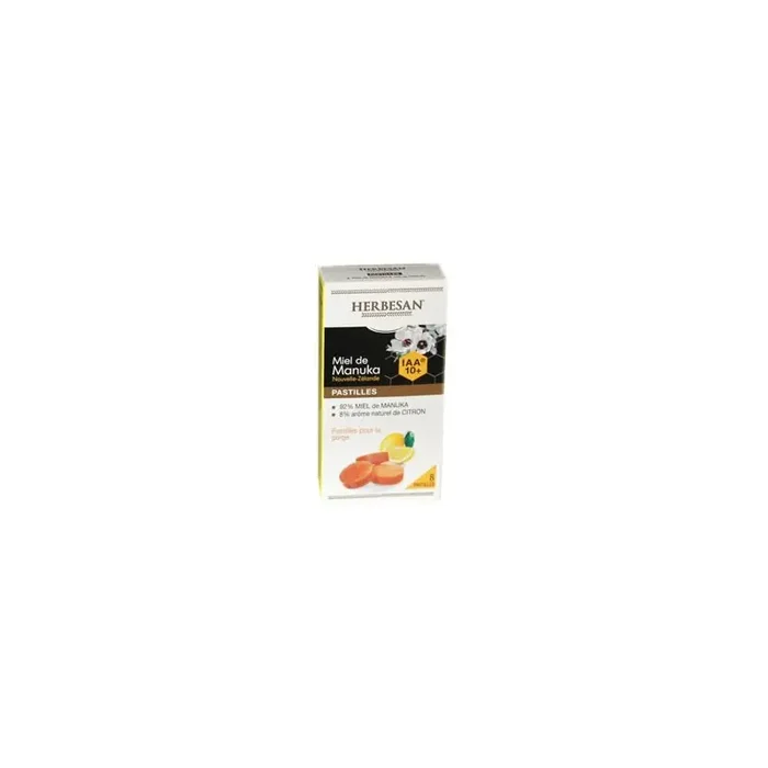 PASTILLES X 8 MIEL DE MANUKA IAA 10+ CITRON HERBESAN