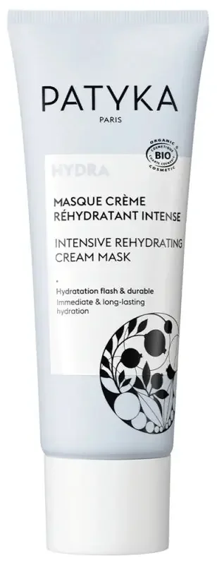 PATYKA Hydra Masque Crème Réhydratant Intense Flash & Durable Bio 50 ml