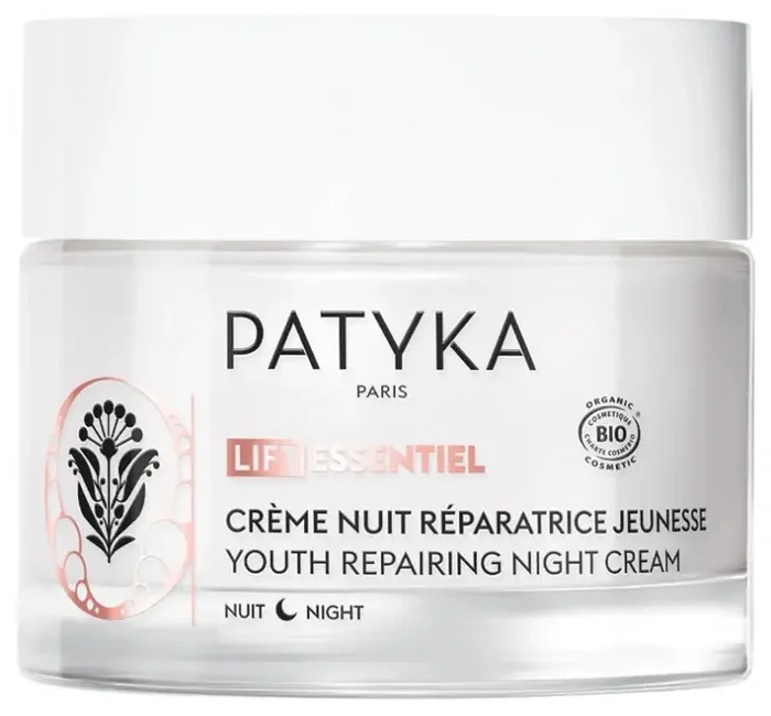 Patyka Lift Essentiel Crème Nuit Réparatrice Jeunesse Bio 50 ml