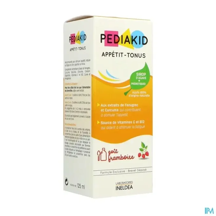Pediakid appetit tonus sirop framboise 125ml