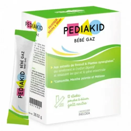 PEDIAKID Bébé Gaz – 12 sticks
