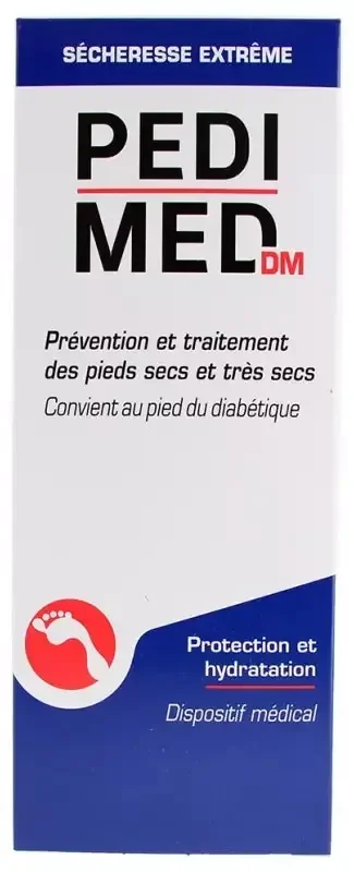 Pedimed DM Prévention et Traitement des Pieds Sécheresse Extrême 100 ml