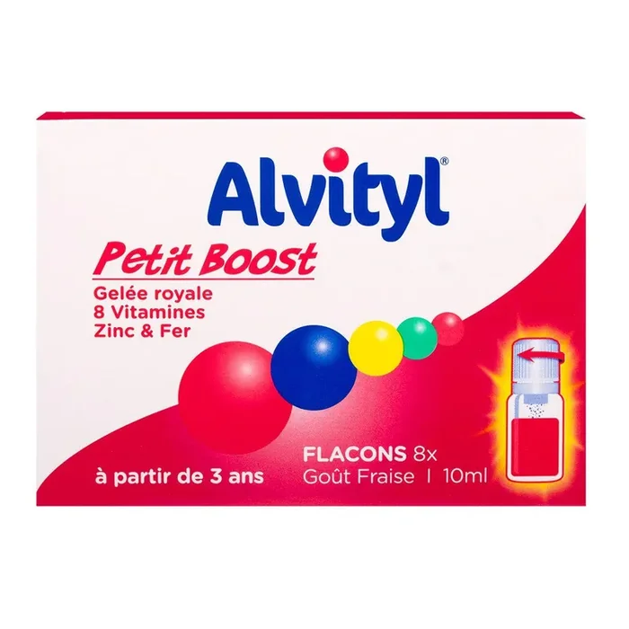 Petit boost 8 flacons 10ml goût fraise