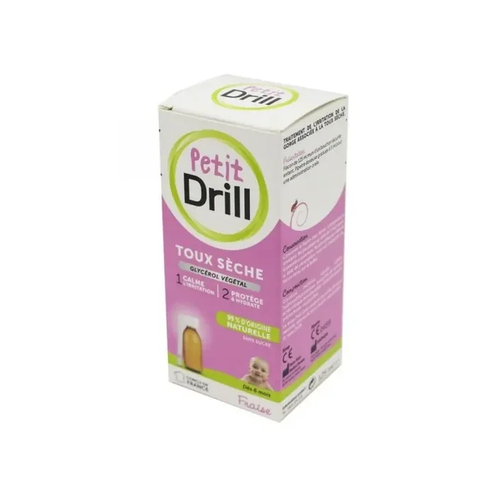 Petit Drill sirop toux seche gout fraise 125ml