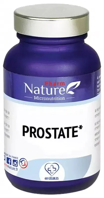 Pharm Nature Prostate Courge Épilobe 60 Gélules