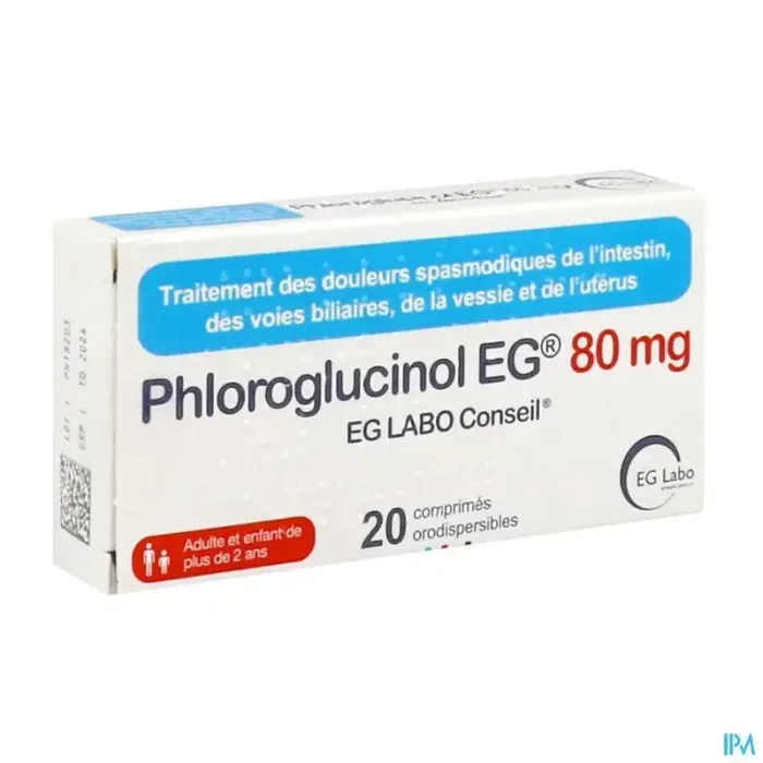 Phloroglucinol eg 80mg comprimé orodispersible 20