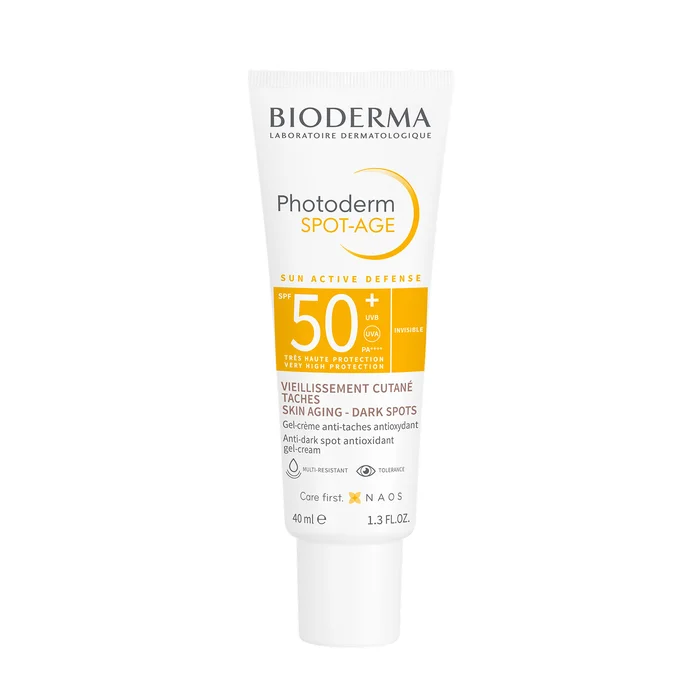 Photoderm Spot-Age – Gel-Crème Anti-Taches, Antioxydant, Invisible SPF50+ 40 ml