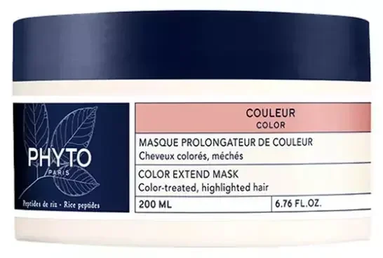 Phyto Masque Prolongateur de Couleur – Cheveux Colorés Méchés – Pot 200 ml