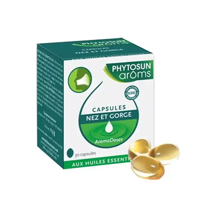 Phytosun aroms aromadoses nez et gorge 30 capsules