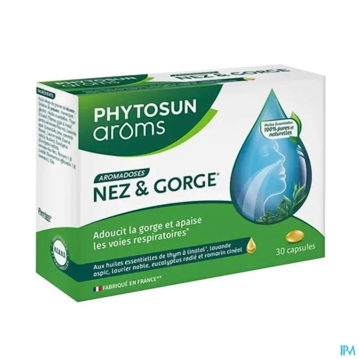 Phytosun aroms aromadoses nez gorge capsule 30