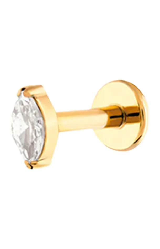 Piercing – Baby Marquise – Doré