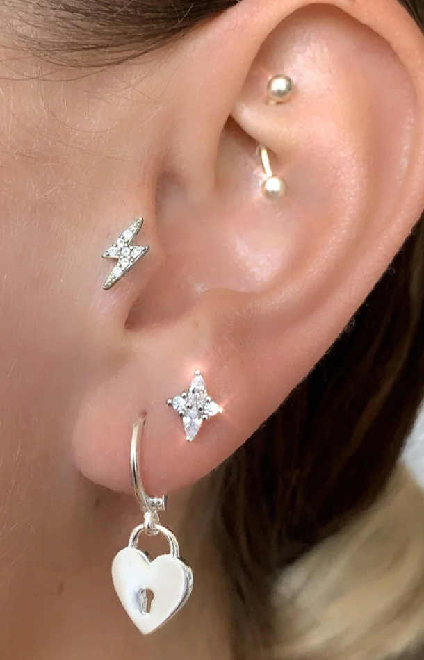 Piercing d’oreille – Sweet – Argent 10 microns