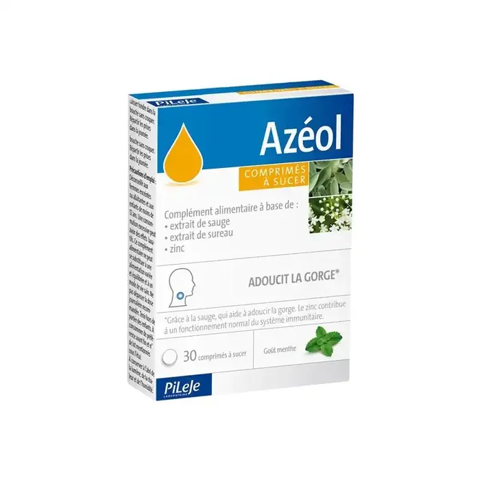 Pileje azeol complement alimentaire 30 comprimes a sucer