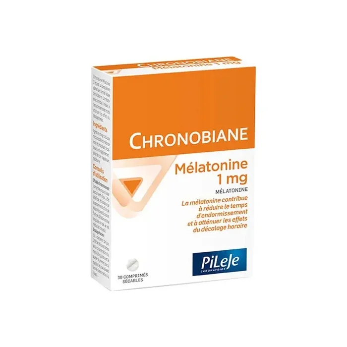 Pileje Chronobiane Melatonine 1 mg 30 comprimes secables