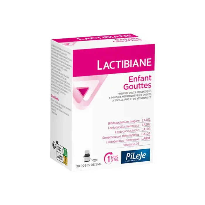 Pileje Lactibiane enfant gouttes 30ml