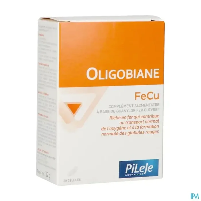 Pileje oligobiane fer cuivre gelule 30