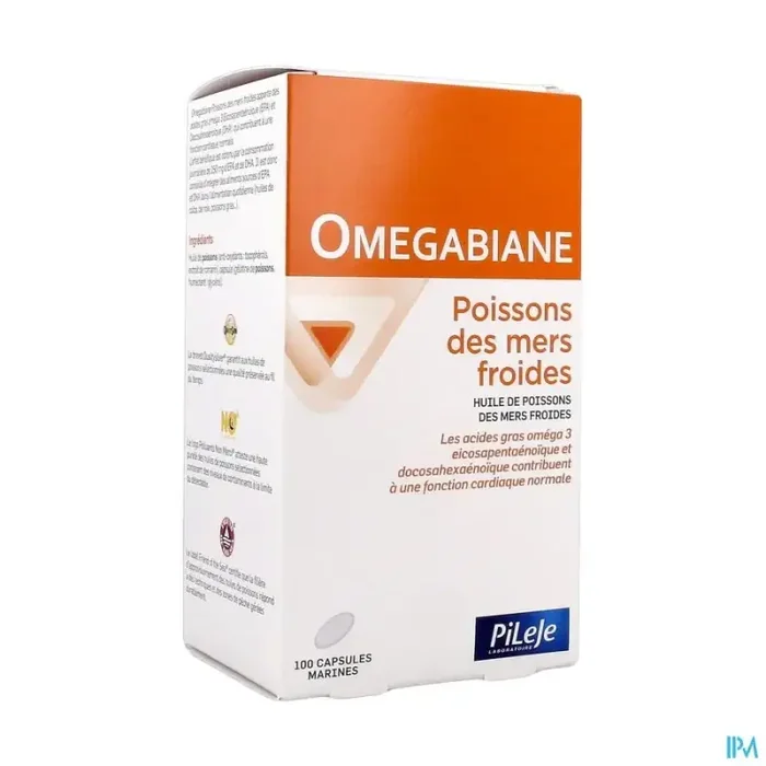Pileje omegabiane poissons mers froides capsule 100