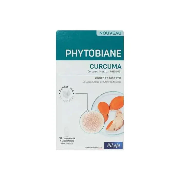 Pileje Phytobiane Curcuma 30 comprimes