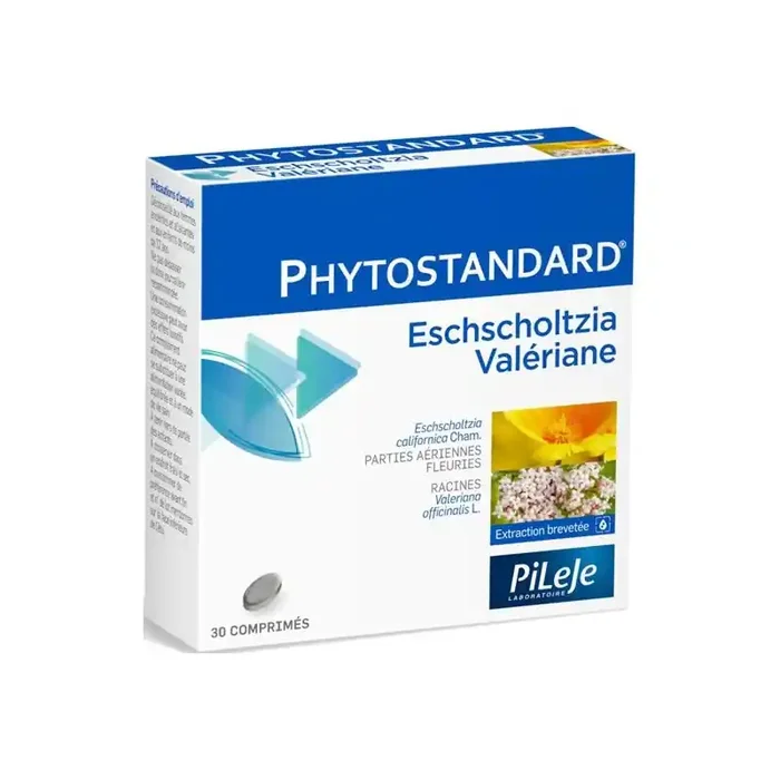 Pileje Phytostandard Eschscholtzia et Valeriane 30 comprimes
