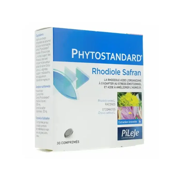 Pileje Phytostandard rhodiole safran 30 comprimes
