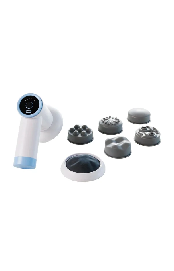 Pistolet de massage anti-cellulite 6 en 1 – Corps – Blanc