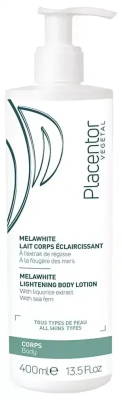 Placentor Végétal Ds White Lait Corporel Aux Actifs Éclaircissants Flacon 400 ml