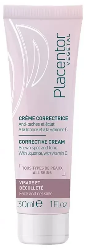 Placentor Végétal la Crème Correctrice Anti Taches et Éclat Tube 30 ml
