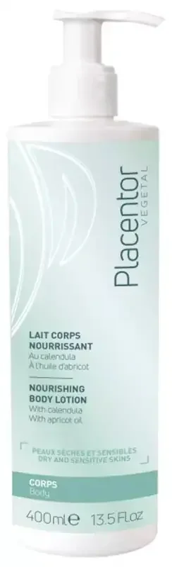 Placentor Végétal Lait Corporel Peaux Sèches Flacon 400 ml