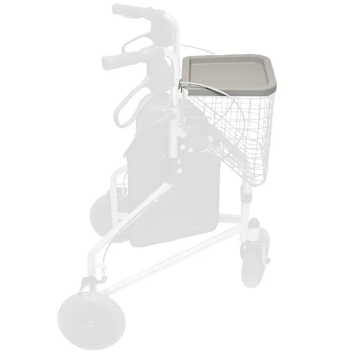 Plateau plastique – 24,5 x 28,5 cm – pour rollator 201D
