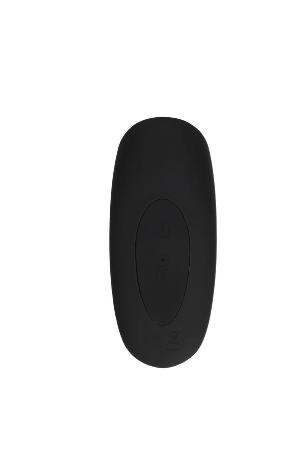 Plug anal vibrant lisse & télécommande – 10 modes – Noir