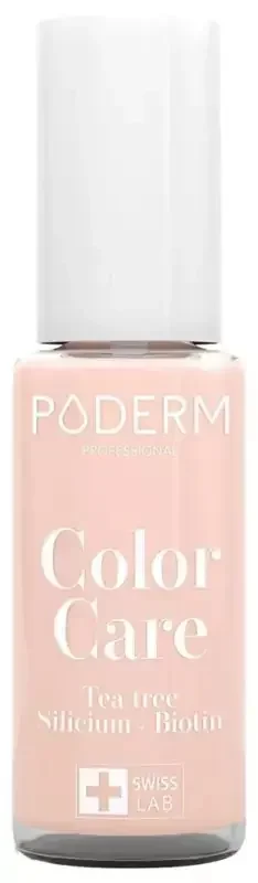 Poderm Color Care Vernis Soin Tea Trea 8 ml – Couleur 903 Rose Poudré