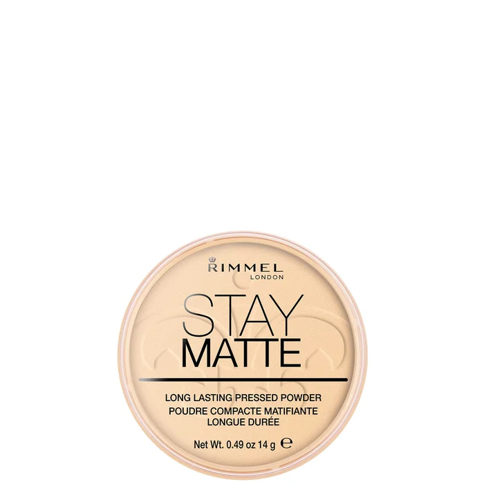 Poudre compacte Stay Matte de Rimmel – Transparente