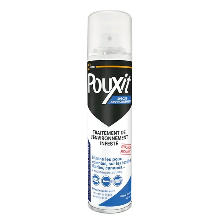 Pouxit – Traitement de l‘environnement infesté – Spray 250 ml