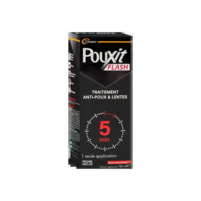 Pouxit Flash traitement anti-poux & lentes spray 150ml
