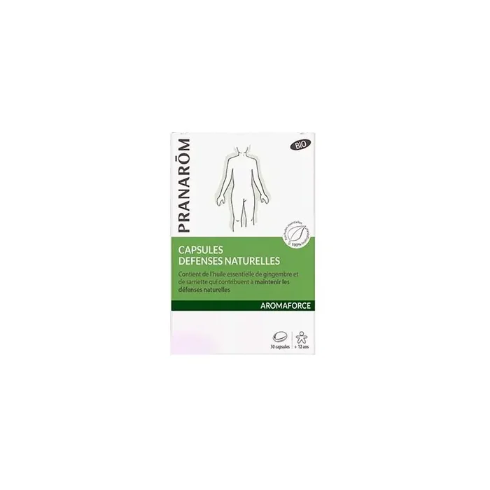 Pranarom aromaforce capsules defenses naturelles bio 30 capsules