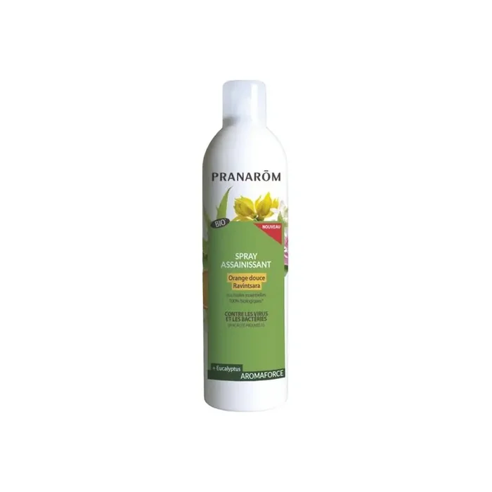 Pranarom aromaforce spray assainissant orange douce ravintsara bio 400ml