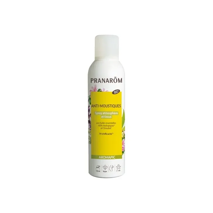 Pranarom aromapic spray atmosphere et tissus anti-moustiques bio 150ml