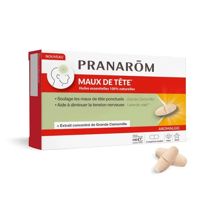 Pranarôm Maux de tête 8 comprimés
