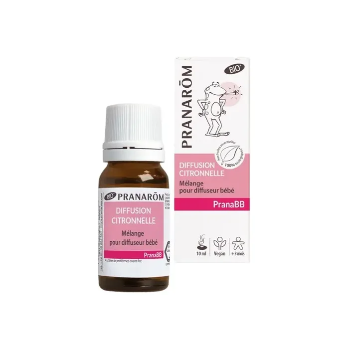 Pranarom pranaBB diffusion citronnelle bio 10ml