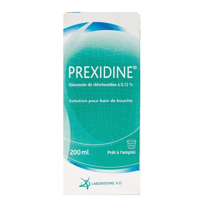 Prexidine 0,12% – Solution pour Bain de bouche – 200ml