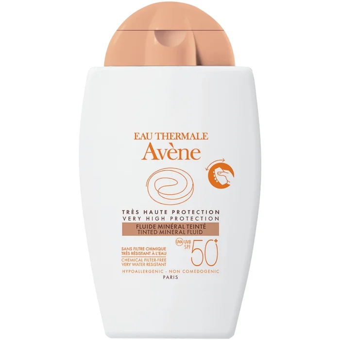 Protection Solaire – Fluide Minéral Teinté SPF50+ Visage – Peaux Intolérantes 40 ml