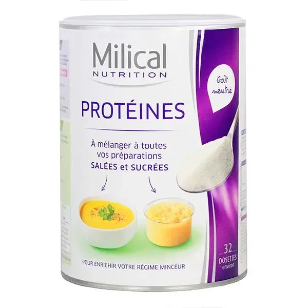 Protéines laitières 400g goût neutre