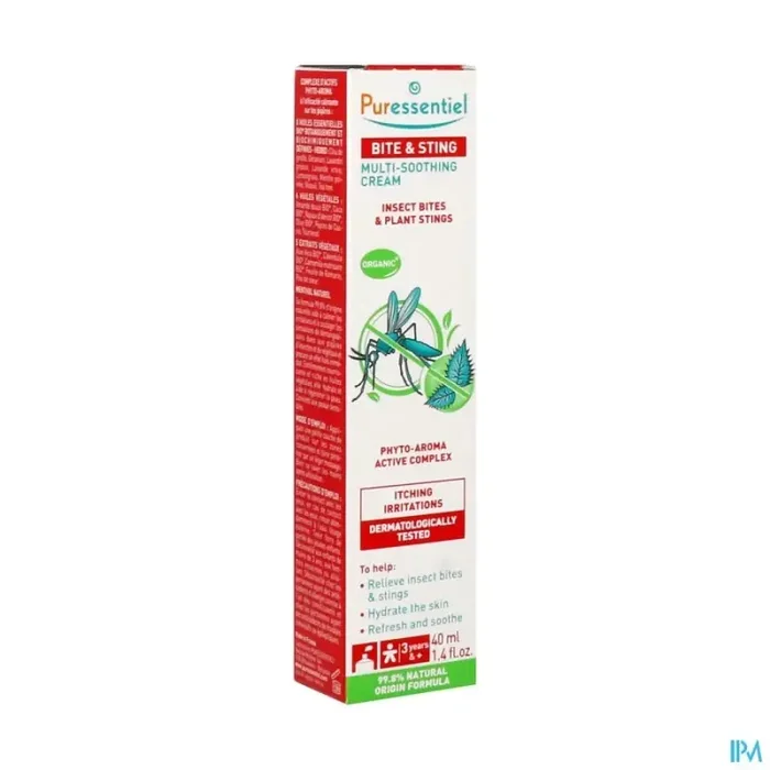 Puressentiel crème multi apaisante antipique aux he et hv bio 40ml